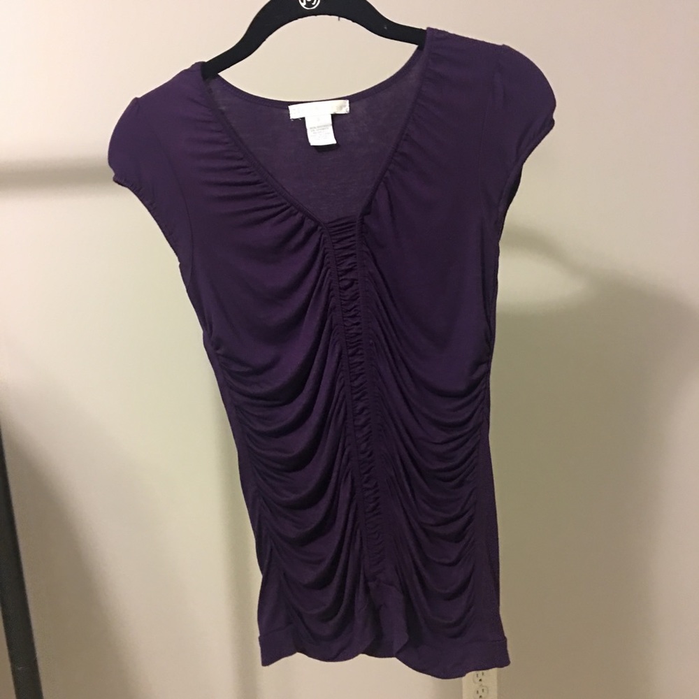 ✨Ruched Purple Shirt✨